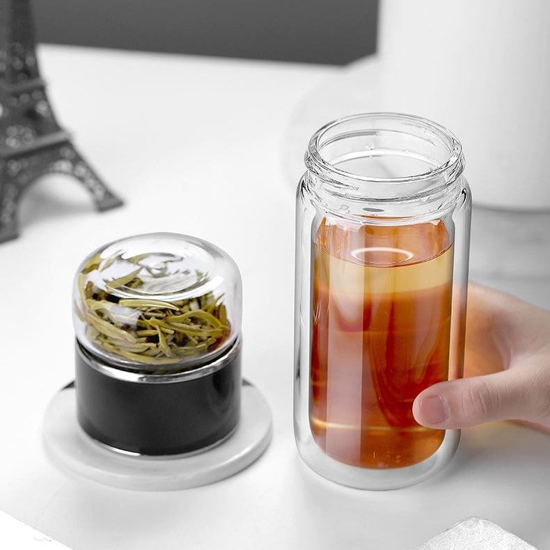 TeaPlanet™ Tee-Ei Wasserflasche | Genießen Sie Ihren Tee auch unterwegs