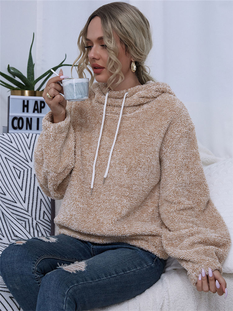 Sofia Venett Fleece - Lounge weiches kuscheliges Sweatshirt Hoodie