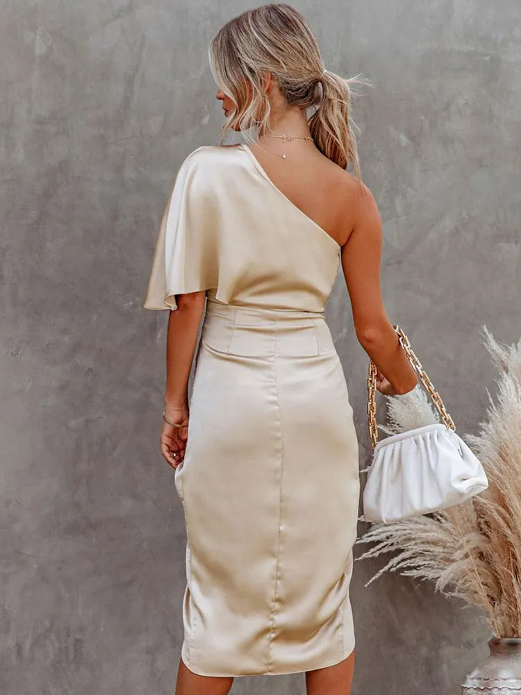 ByTonya - Elegantes Sommerkleid mit Seitenschlitz