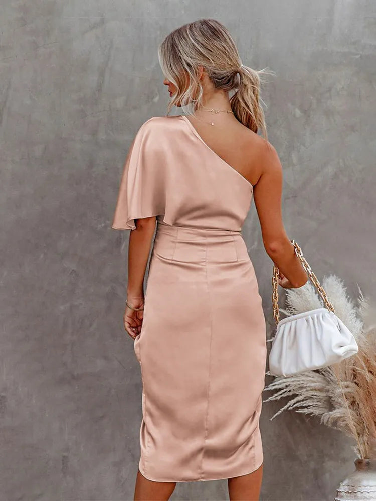 ByTonya - Elegantes Sommerkleid mit Seitenschlitz