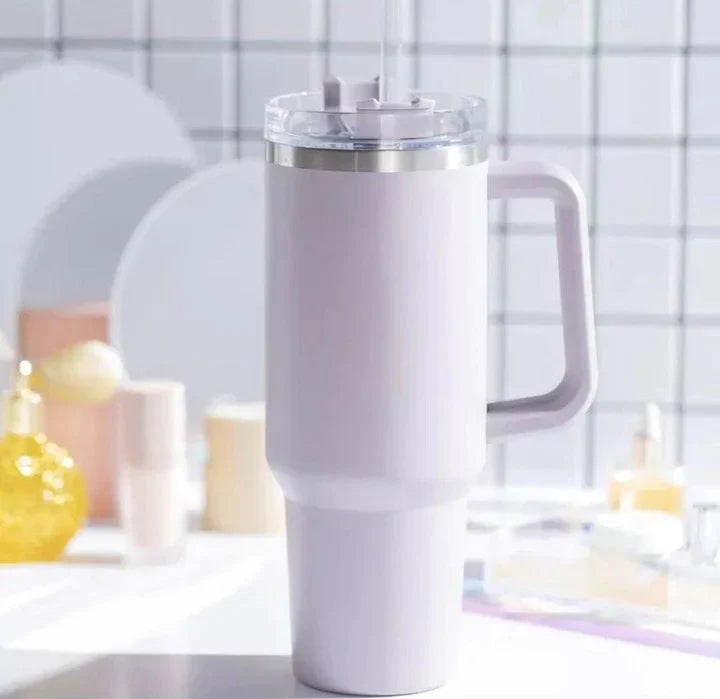 TeaPlanet™ Thermosflasche mit Strohhalm