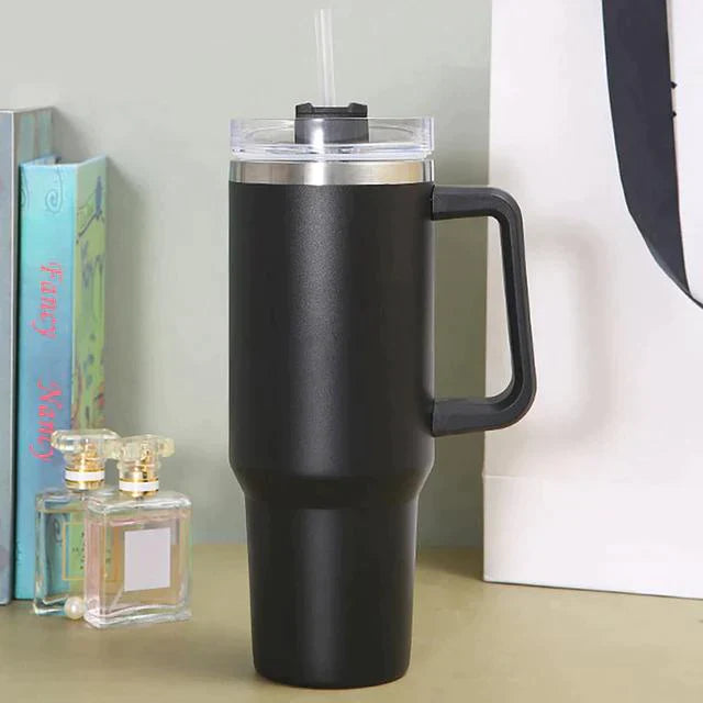 TeaPlanet™ Thermosflasche mit Strohhalm