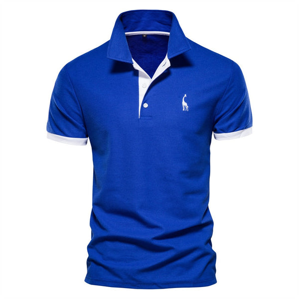 Gyrav - Stylisches Poloshirt sportlich elegant lässig zweifarbig