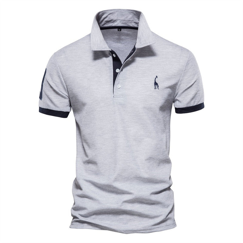 Gyrav - Stylisches Poloshirt sportlich elegant lässig zweifarbig