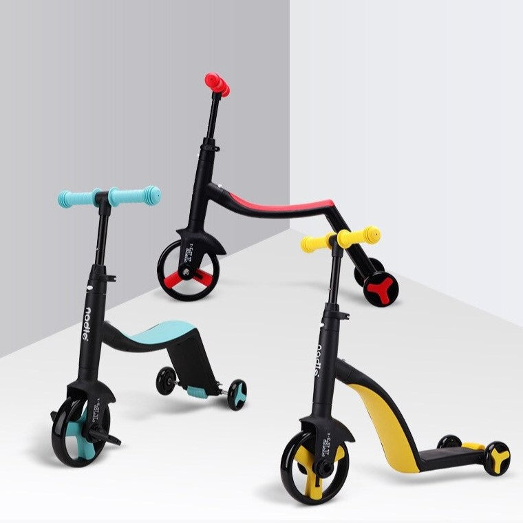 Scoopy™ - Dreirad, Balance-Auto und ein Scooter in einem Design!